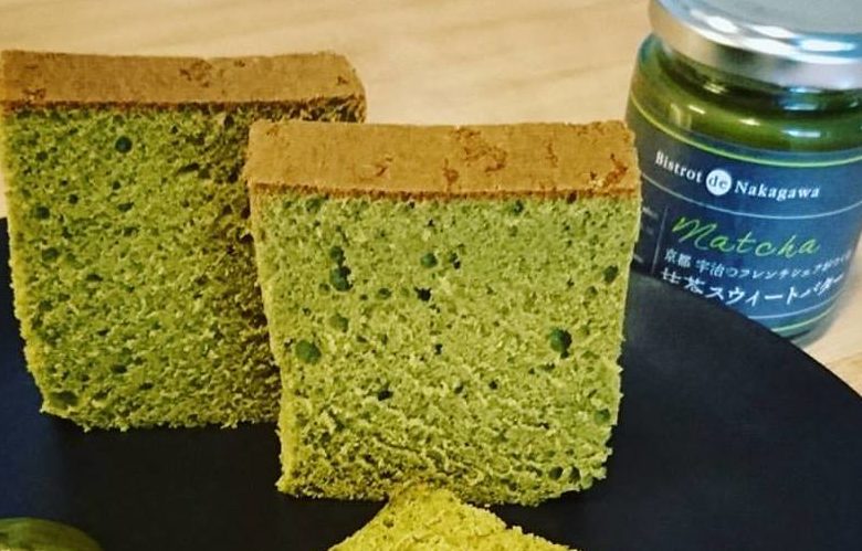 Kasutera au matcha